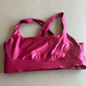 Women's Burgundy Sports Bra